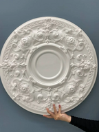 Rosace de plafond décorative en Polyuréthane S040 – Ø 707 mm