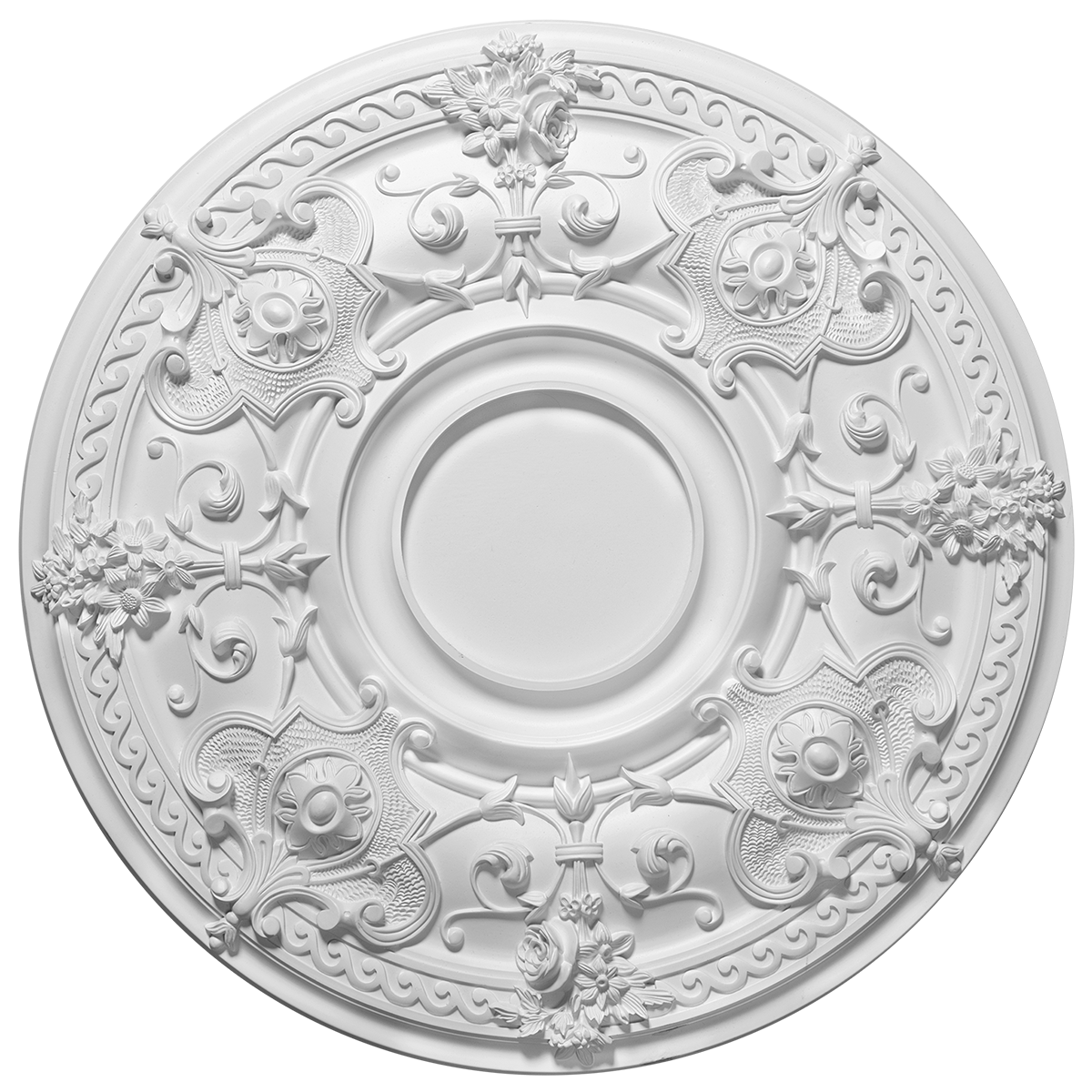 Rosace de plafond décorative en Polyuréthane S040 – Ø 707 mm